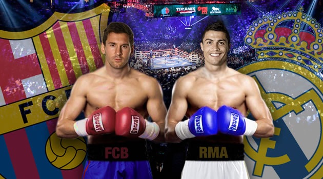 C.Ronaldo-Messi: Cuộc chiến thế kỷ của làng túc cầu - 1 Cuộc đua giữa C.Ronaldo-Messi có thể ví như
màn so găng thế kỷ giữa Pacquiao và Mayweather