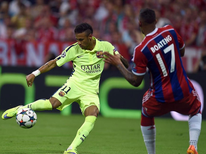 Neymar chen chân vào cuộc đua săn bàn giữa Messi và C.Ronaldo - 1 Neymar sẽ cạnh tranh trực tiếp với Messi
cho danh hiệu vua phá lưới Champions League