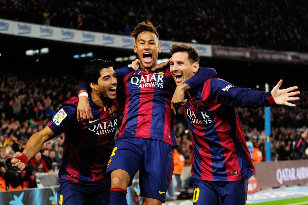 Messi-Neymar-Suarez ghi bàn gấp đôi Benzema-Bale-Ronaldo trong năm 2015 - 2 Mùa giải này, MSN đã đánh bại BBC toàn diện