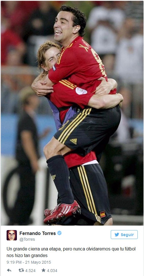 Từ Iniesta đến Ramos: Đồng đội gửi lời tri ân tới Xavi