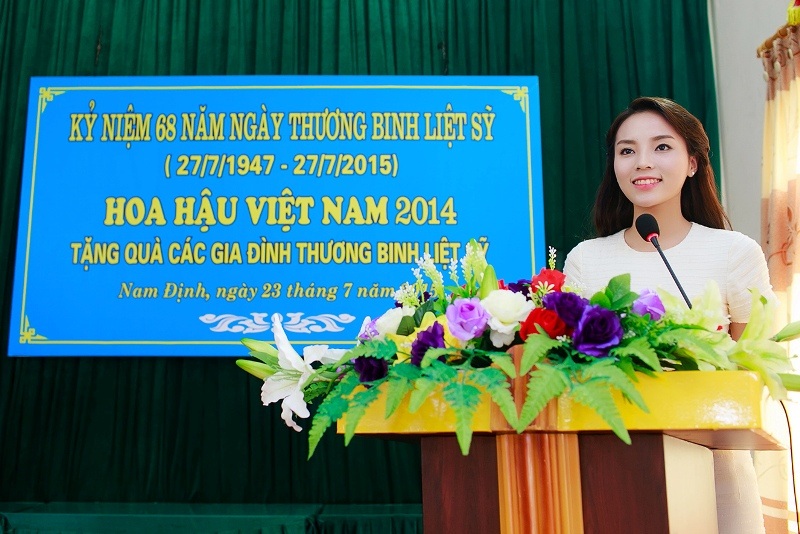 Kỳ Duyên phát biểu trong chương trình do chính cô và mẹ thực hiện