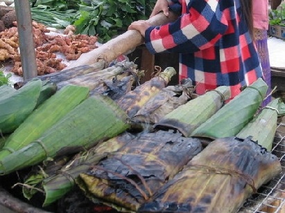 Thủy chung rêu đá rừng sâu - 5 Rêu gói lá chuối