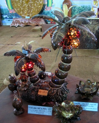 Ngắm hổ, ba ba khủng làm từ... xơ dừa