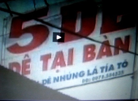 ...đến dê tại bàn. (Ảnh: canthotv)