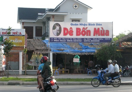 ...đến dê bốn mùa quanh năm. (Ảnh: Huỳnh Hải)