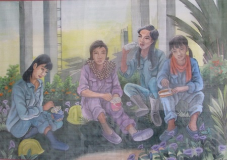 Bửa cơm trên cỏ.
