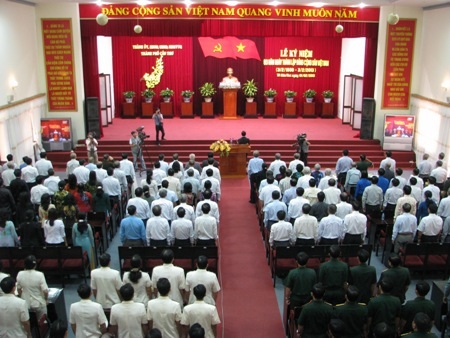“Mỗi đảng viên cần thực sự gương mẫu trong đạo đức, lối sống” - 1 Quang cảnh lễ kỷ niệm ngày 3/2 tại TP Cần Thơ.