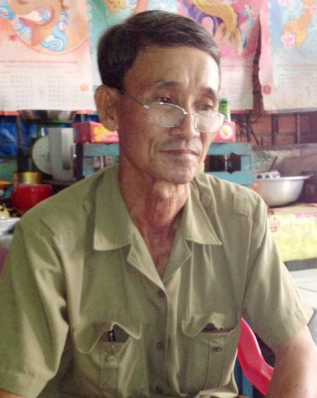 Cựu chiến binh Nguyễn Thành Trung.