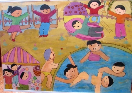 Học sinh Cần Thơ thi vẽ tranh vì môi trường thân thiện - 6 Một số tác phẩm hoàn chỉnh.