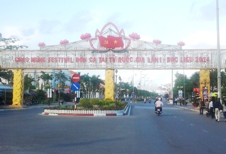 Một số hình ảnh Bạc Liêu trang trí đón Festival.