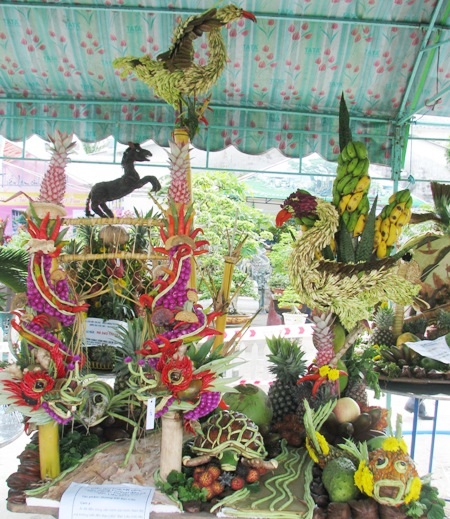 Một số hình ảnh long lân quy phụng. (Ảnh: Huỳnh Hải)