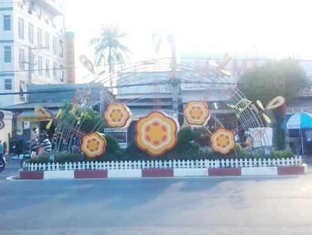 Một số hình ảnh Bạc Liêu trang trí đón Festival.