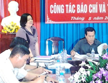 Bạc Liêu chưa thống kê số tiền chi cho Festival Đờn ca tài tử - 1 Bà Cao Xuân Thu Vân trả lời báo chí.