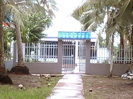 Nhà đối tượng cầm đầu đường dây thầu đề Trần Hồng Cẩm- nơi bị công an triệt phá.