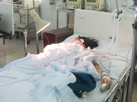 Do bị chấn thương quá nặng, em Mai Thị Hà My đã tử vong tại bệnh viện sau vài giờ cấp cứu.