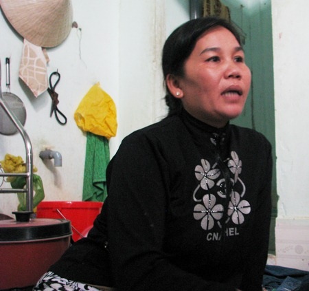 Bà Phạm Thị Thoa trò chuyện cùng PV Dân trí.