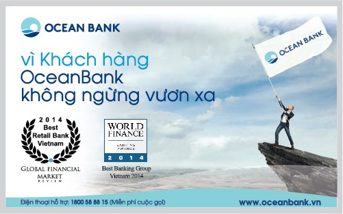 OceanBank nhận 3 Giải thưởng quốc tế uy tín - 1 OceanBank nhận 3 Giải thưởng quốc tế uy tín