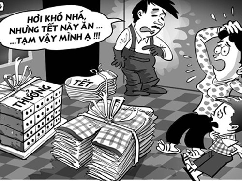 Mong một mức thưởng Tết đẹp như mùa xuân - 1 Minh họa: Internet