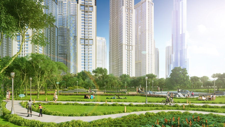 Vinhomes Central Park sắp bung hàng mới - 1 Khu The Park liền kề với công viên trung tâm rộng 14ha