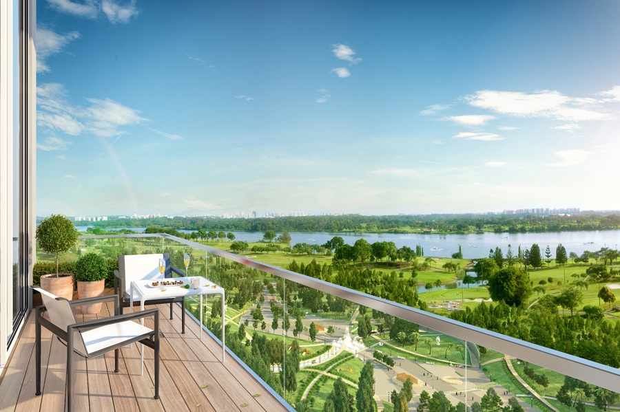 Vinhomes Central Park sắp bung hàng mới - 2 Các căn hộ tại The Park với tầm nhìn mở rộng hướng ra sông Sài Gòn