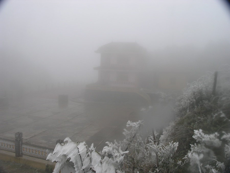 Tuyết rơi là đặc sản du lịch của Sa Pa. (Ảnh: Ngọc Triển)