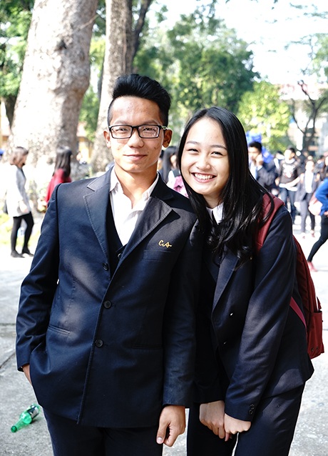 Hà đang nỗ lực để hoàn thiện hình ảnh Đại sứ học sinh trường Chu Văn An