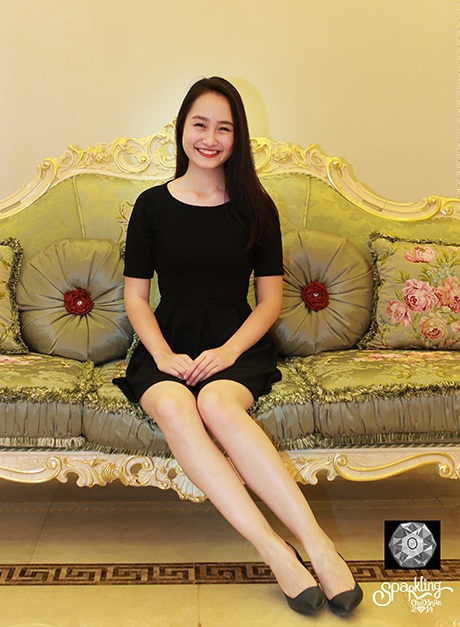 Hà đang nỗ lực để hoàn thiện hình ảnh Đại sứ học sinh trường Chu Văn An