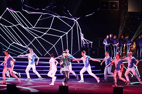 Kimmese là ca sĩ hát rap duy nhất trên sân khấu Khát vọng trẻ lần thứ 8