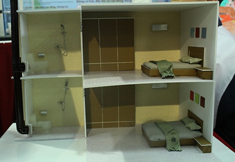 Dự án Chú lợn hút khói và làm mát của Trường THCS Ái Mộ (quận Long Biên).