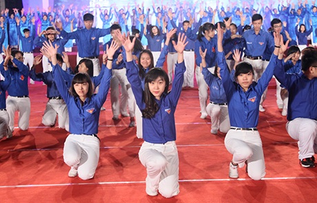 Thể hiện nhiệt huyết của tuổi trẻ