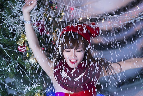 Những bông tuyết giả tạo hiệu ứng chụp ảnh đẹp mắt