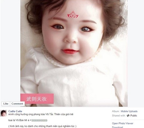 Giới trẻ Việt đua nhau hóa nhân vật phim Võ Tắc Thiên - 11 Em bé nhà hot girl Elly Trần cũng được hóa trang theo phong cách phim Võ Tắc Thiên