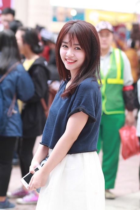 Hot teen, vlogger khuấy động hội chợ giới trẻ - 2 Hot girl Mẫn Tiên xinh xắn tham gia sự kiện