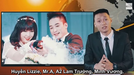 Clip nhạc chế tổng hợp sự kiện hot của giới trẻ năm 2014 - 2 Hình ảnh các đám cưới của ngôi sao Việt được xuất hiện trong clip