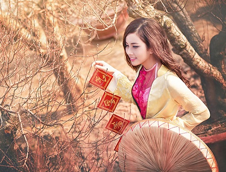 Bộ ba thiếu nữ 9x tài năng khoe sắc trong tà áo tứ thân - 6 Thế Quyết