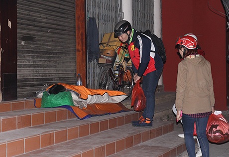 Tết ấm gửi tới người vô gia cư