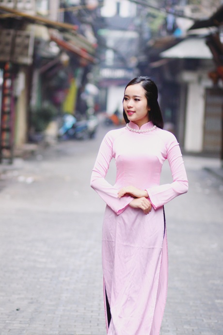 Bùi Thị Trang từng giành giải Á khôi 1 cuộc thi Imiss Thăng Long 2014