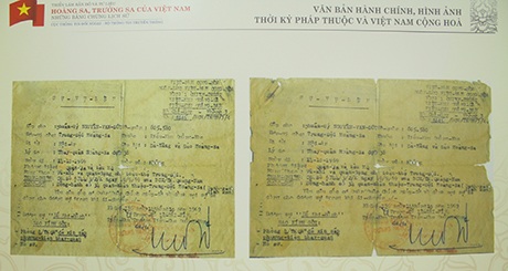 Văn bản hành chính, hình ảnh thời kỳ Pháp thuộc và Việt Nam cộng hòa