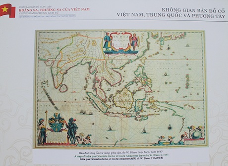 Không gian bản đồ cổ Việt Nam, Trung Quốc và phương Tây