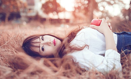 Thúy An có khuôn mặt hài hòa, nổi bật là đôi mắt biết nói.