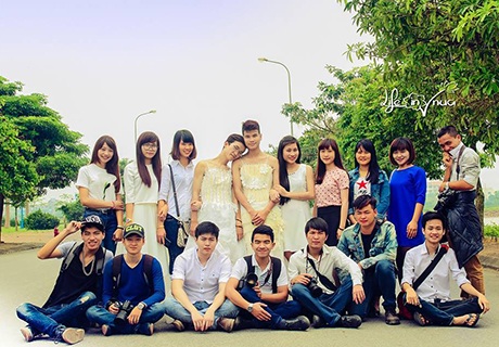 Cả ê kíp thực hiện bộ ảnh đều là SV trường Nông nghiệp