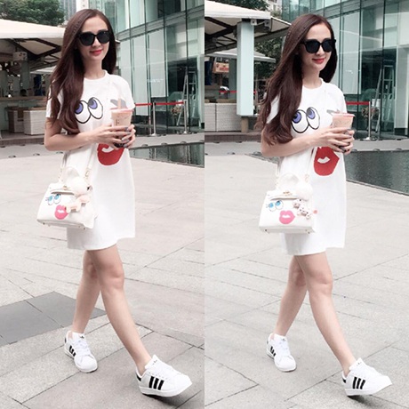 Bị tố bán giày nhái, hot girl Kelly Nguyễn đổ lỗi do "tin tưởng" - 3 Bản thân Kelly cũng sử dụng đôi giày SS2 nhưng không biết phân biệt hàng thật - hàng giả