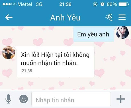 Trào lưu khoe tin nhắn tình cảm khiến dân mạng cười lăn lộn - 1 Trào lưu khoe tin nhắn tình cảm khiến dân mạng cười lăn lộn