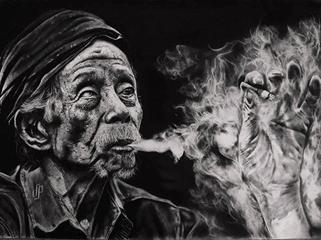9x Việt vẽ tranh truyền thần bằng bút bi sống động như thật - 6 Thế Quyết