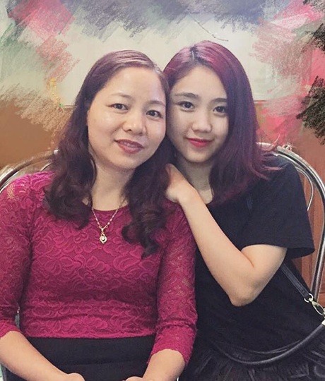 Những “hot girl” Việt thừa hưởng nhan sắc từ mẹ - 3 Trang Thiên thừa hưởng nhiều nét đẹp từ mẹ