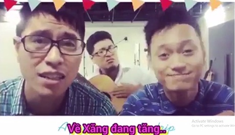 Nhạc chế xăng tăng giá hài hước của nhóm Trắng - 1 M.C