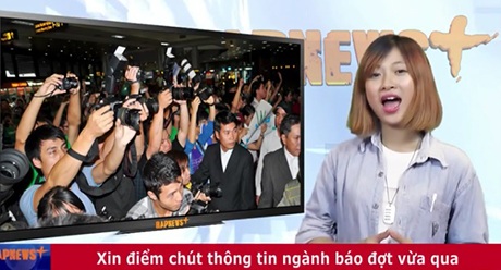 Bản rap hài hước tâm sự về nghề báo - 1 Hai MC trẻ trung của Rap News