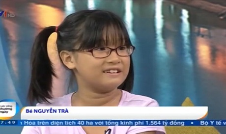 Bé 9 tuổi làm họa sĩ truyện tranh song ngữ Anh - Việt - 1 Họa sĩ truyện tranh 9 tuổi Nguyễn Trà