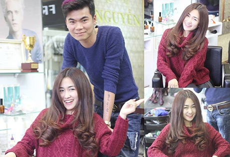 8x Hà thành làm stylist tóc cho những ngôi sao nổi tiếng - 3 Nữ DJ đang được yêu mến nhất hiện nay Trang Moon tin tưởng giao mái tóc của mình cho Hân Royal