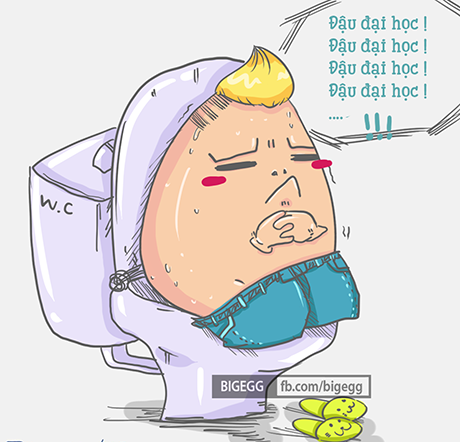 Bộ tranh vui về sĩ tử ngóng điểm thi đại học - 6 Ám ảnh đậu đại học mọi lúc mọi nơi